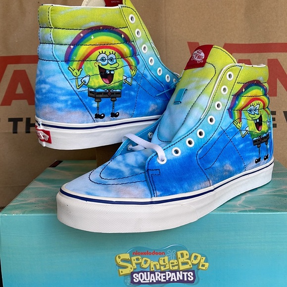Vans Men’s Sk8-Hi SpongeBob Imagination - Picture 9 of 16